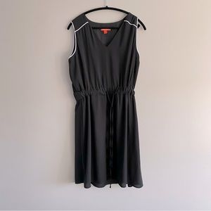 Joe Fresh Black Dress with Tie Waist - Size LG